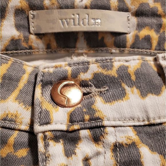 Joe's Jeans Wild Collection Cheetah leopard high rise stretch jeans‎ size 29 new - Picture 9 of 10